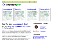 Desktop Screenshot of languagegeek.com